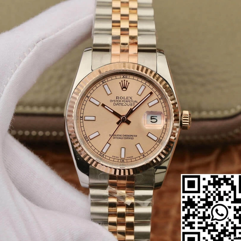 Rose Pink Factory 116231 36MM Dial Gold Rolex GM Datejust 1207